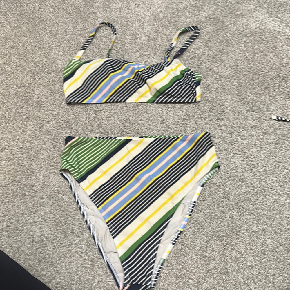 Tory Burch bikini multi-stripe (high waist bottom)